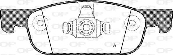 Open Parts BPA1718.00 - Əyləc altlığı dəsti, əyləc diski furqanavto.az