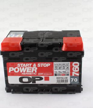 Open Parts BS070L3.00 - Başlanğıc batareyası furqanavto.az