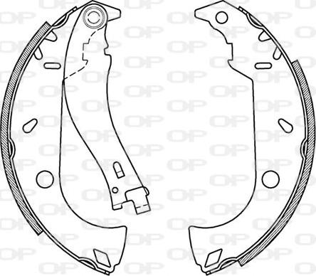 Open Parts BSA2095.00 - Əyləc Başlığı Dəsti furqanavto.az