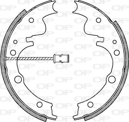 Open Parts BSA2046.00 - Əyləc Başlığı Dəsti furqanavto.az