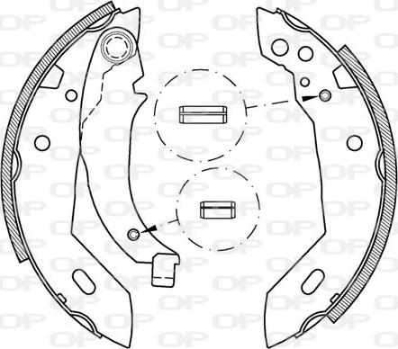 Open Parts BSA2041.00 - Əyləc Başlığı Dəsti furqanavto.az