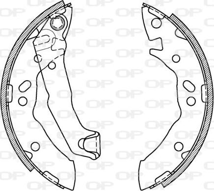 Open Parts BSA2056.00 - Əyləc Başlığı Dəsti furqanavto.az