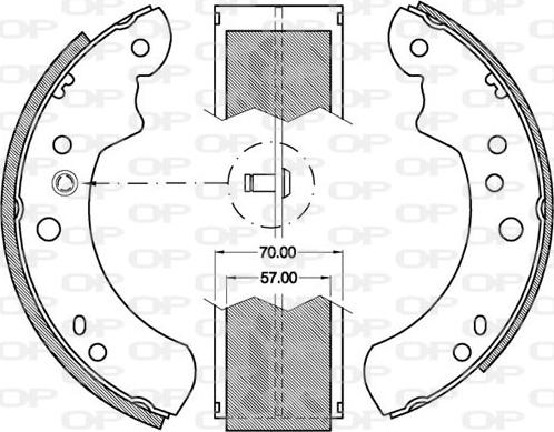 Open Parts BSA2050.00 - Əyləc Başlığı Dəsti furqanavto.az