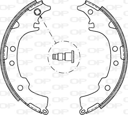 Open Parts BSA2053.00 - Əyləc Başlığı Dəsti furqanavto.az