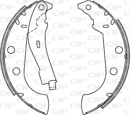 Open Parts BSA2064.00 - Əyləc Başlığı Dəsti furqanavto.az