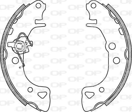 Open Parts BSA2060.00 - Əyləc Başlığı Dəsti furqanavto.az