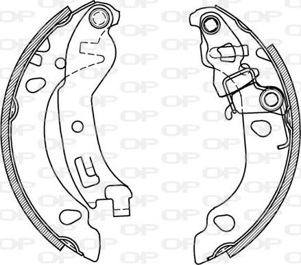 Open Parts BSA2068.00 - Əyləc Başlığı Dəsti furqanavto.az