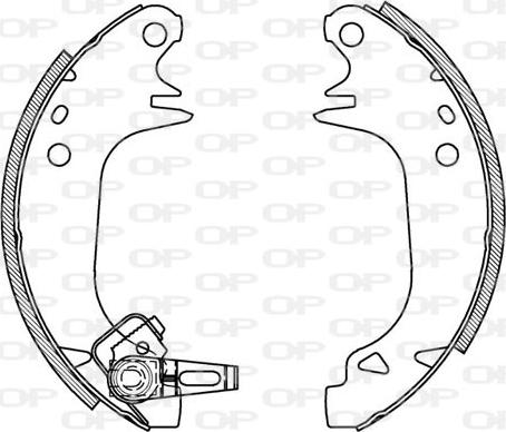 Open Parts BSA2062.00 - Əyləc Başlığı Dəsti furqanavto.az