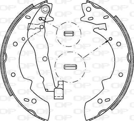 Open Parts BSA2006.00 - Əyləc Başlığı Dəsti furqanavto.az