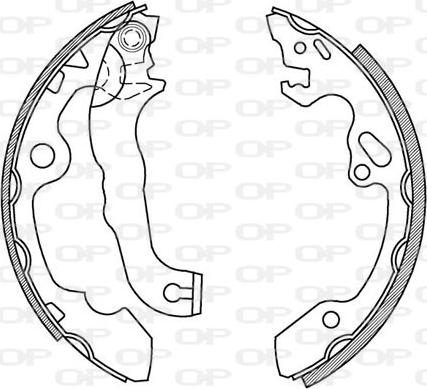 Open Parts BSA2008.00 - Əyləc Başlığı Dəsti furqanavto.az