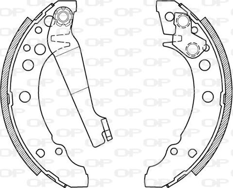 Open Parts BSA2013.00 - Əyləc Başlığı Dəsti furqanavto.az