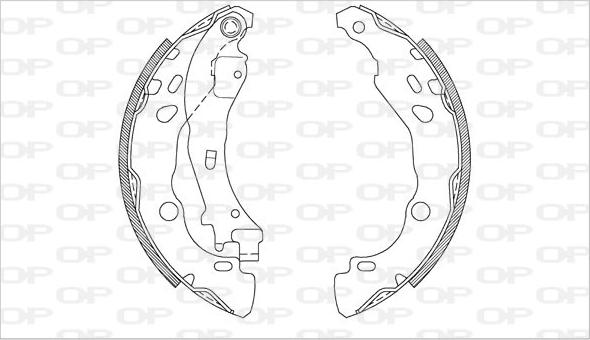 Open Parts BSA2080.00 - Əyləc Başlığı Dəsti furqanavto.az