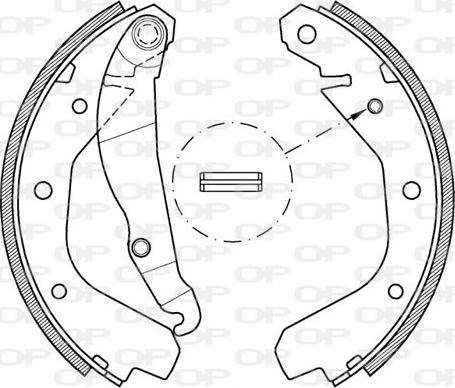 Open Parts BSA2038.00 - Əyləc Başlığı Dəsti furqanavto.az