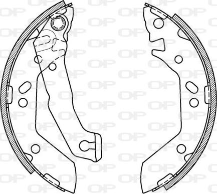 Open Parts BSA2070.00 - Əyləc Başlığı Dəsti furqanavto.az