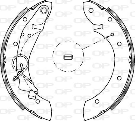 Open Parts BSA2160.00 - Əyləc Başlığı Dəsti furqanavto.az