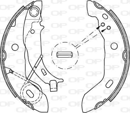 Open Parts BSA2161.00 - Əyləc Başlığı Dəsti furqanavto.az