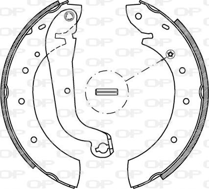 Open Parts BSA2172.00 - Əyləc Başlığı Dəsti furqanavto.az