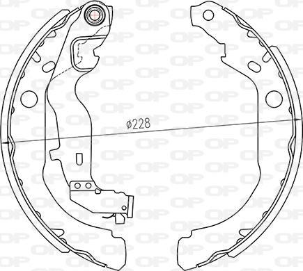 Open Parts BSA2264.00 - Əyləc Başlığı Dəsti furqanavto.az