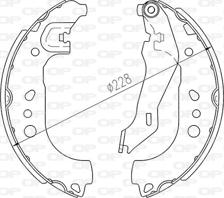 Open Parts BSA2265.00 - Əyləc Başlığı Dəsti furqanavto.az