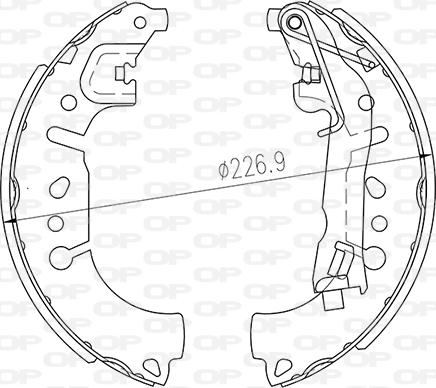 Open Parts BSA2260.00 - Əyləc Başlığı Dəsti furqanavto.az