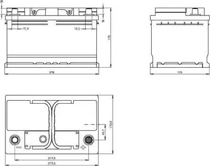 Open Parts BT073L3B.00 - Başlanğıc batareyası furqanavto.az