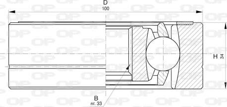 Open Parts CVJ5796.20 - Birləşmə dəsti, ötürücü val furqanavto.az