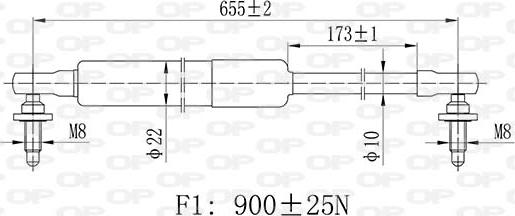 Open Parts GSR6458.00 - Qazlı bulaq, baqaj, yük yeri furqanavto.az