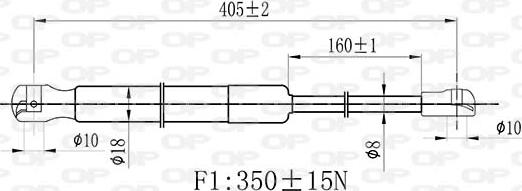 Open Parts GSR6452.00 - Qazlı bulaq, baqaj, yük yeri furqanavto.az