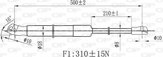 Open Parts GSR6468.10 - Qaz bulaq, kapot furqanavto.az