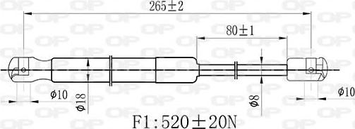 Open Parts GSR6430.00 - Qazlı bulaq, baqaj, yük yeri furqanavto.az