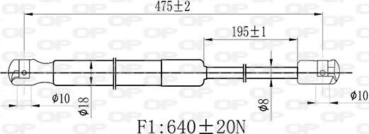 Open Parts GSR6431.00 - Qazlı bulaq, baqaj, yük yeri furqanavto.az