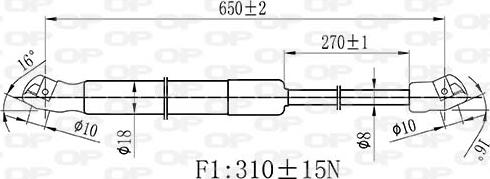 Open Parts GSR6429.00 - Qaz bulaq, kapot furqanavto.az