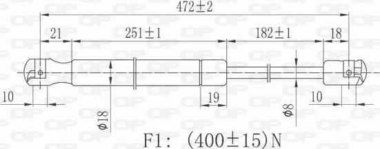 Open Parts GSR6425.00 - Qazlı bulaq, baqaj, yük yeri furqanavto.az