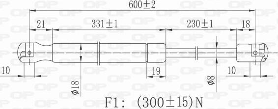 Open Parts GSR6420.00 - Qazlı bulaq, baqaj, yük yeri furqanavto.az