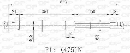 Open Parts GSR6428.00 - Qaz bulaq, kapot furqanavto.az