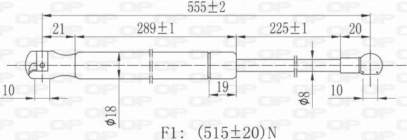 Open Parts GSR6423.00 - Qazlı bulaq, baqaj, yük yeri furqanavto.az