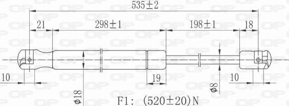 Open Parts GSR6422.00 - Qazlı bulaq, baqaj, yük yeri furqanavto.az