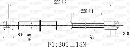 Open Parts GSR6475.00 - Qazlı bulaq, baqaj, yük yeri furqanavto.az