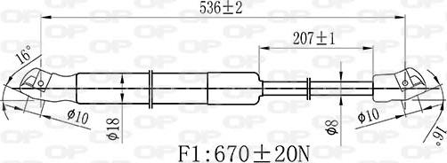 Open Parts GSR6515.00 - Qazlı bulaq, baqaj, yük yeri furqanavto.az