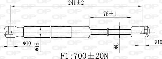 Open Parts GSR6525.00 - Qaz bulaq, kapot furqanavto.az