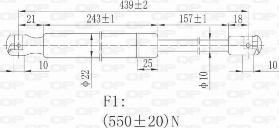 Open Parts GSR6094.00 - Qazlı bulaq, baqaj, yük yeri furqanavto.az