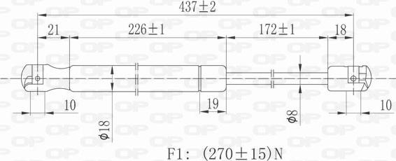 Open Parts GSR6093.00 - Qaz bulaq, kapot furqanavto.az