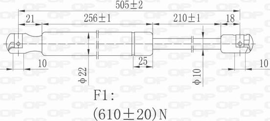 Open Parts GSR6049.00 - Qazlı bulaq, baqaj, yük yeri furqanavto.az