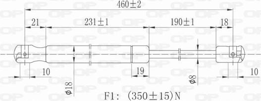 Open Parts GSR6040.00 - Qazlı bulaq, baqaj, yük yeri furqanavto.az