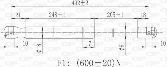 Open Parts GSR6053.00 - Qazlı bulaq, baqaj, yük yeri furqanavto.az