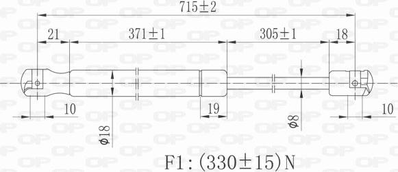 Open Parts GSR6052.00 - Qaz bulaq, kapot furqanavto.az