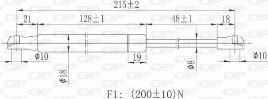 Open Parts GSR6032.00 - Qaz bulaq, kapot furqanavto.az