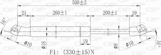 Open Parts GSR6020.00 - Qazlı bulaq, baqaj, yük yeri furqanavto.az