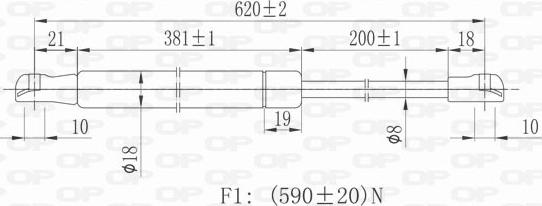 Open Parts GSR6141.00 - Qazlı bulaq, baqaj, yük yeri furqanavto.az