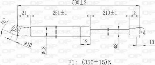 Open Parts GSR6155.00 - Qaz bulaq, kapot furqanavto.az